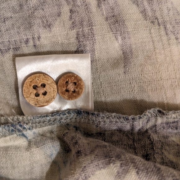 Jamaica Jaxx palm tree hibiscus Print Silk Shirt - L - Picture 3 of 8